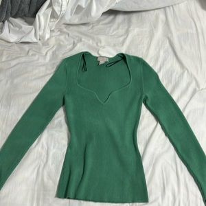 Green long sleeve shirt